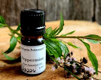 Peppermint (mentha × piperita) Essential Oil, Small Batch Artisan Distilled