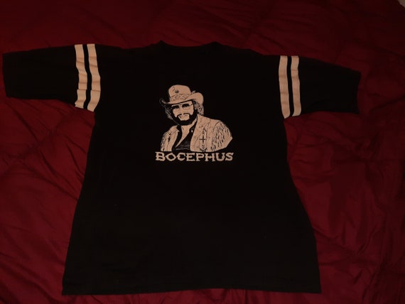 Hank Williams, Jr. Vintage v neck shirt from 1983… - image 3