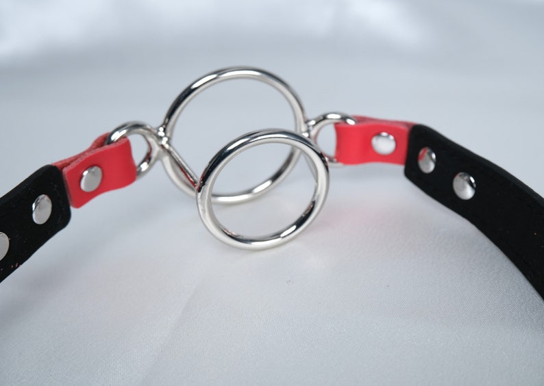 New Double Round Ring Open Mouth Gag Oral Bondage Adjustable - Etsy