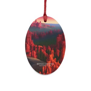 Bryce Canyon National Park Magnetic Wooden Ornament