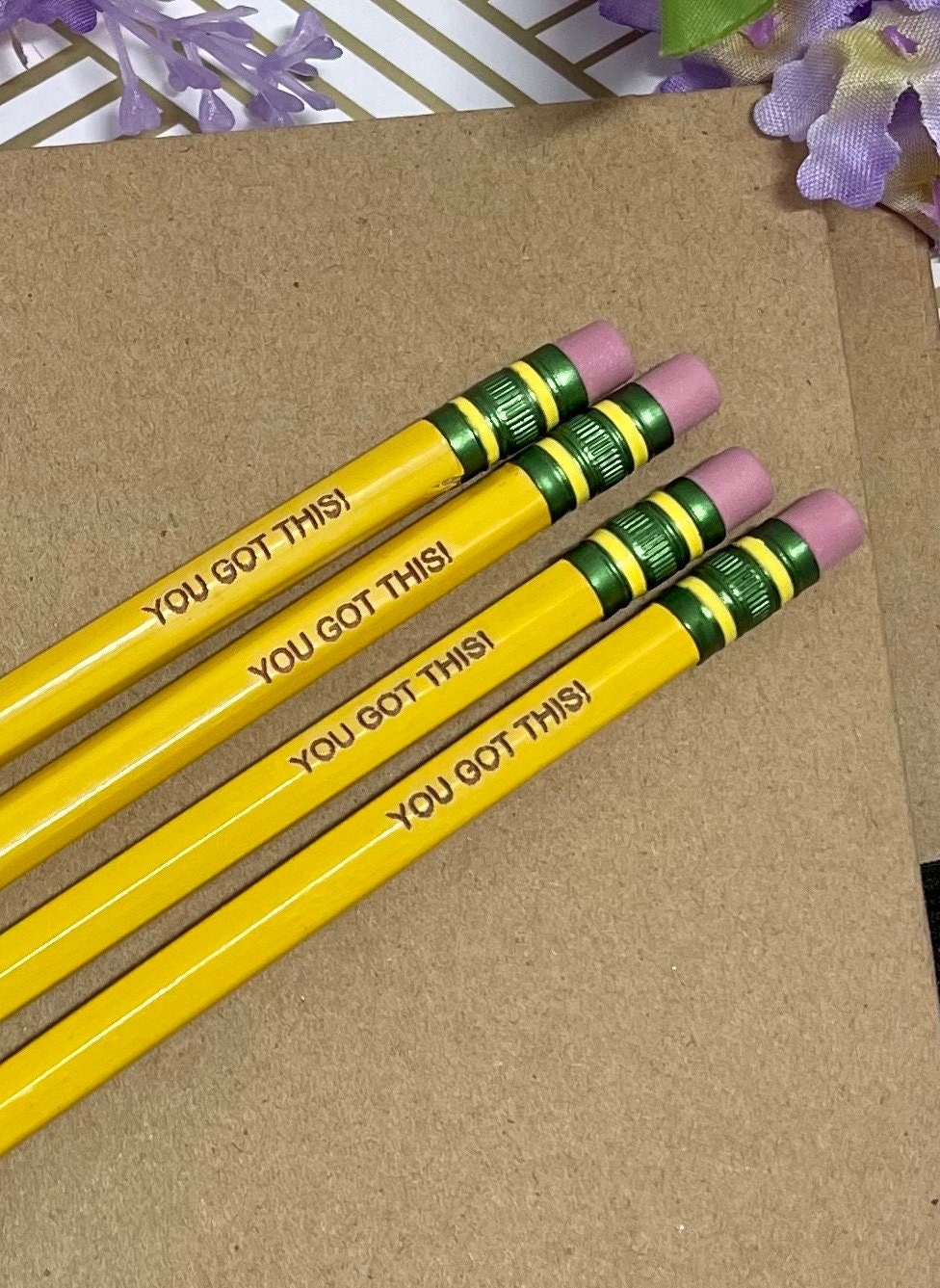 Custom Engraved Ticonderoga Pencils/Pack of 12 – The 606 Market