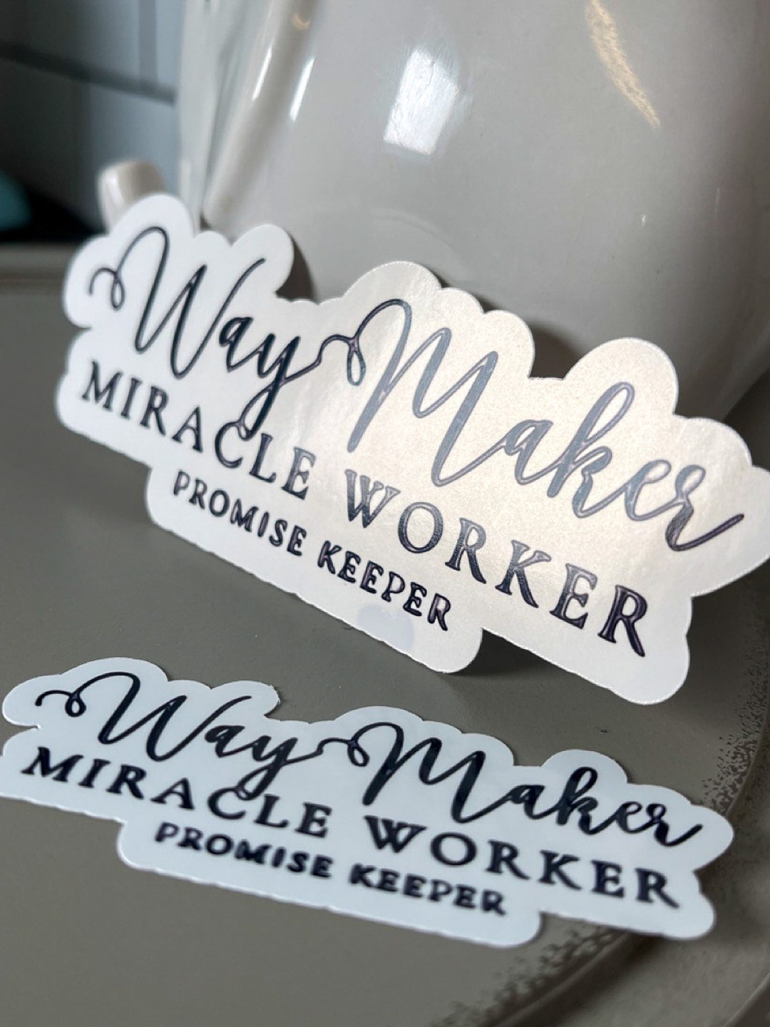Way Maker Sticker Christian Sticker Promise Keeper Miracle Worker ...