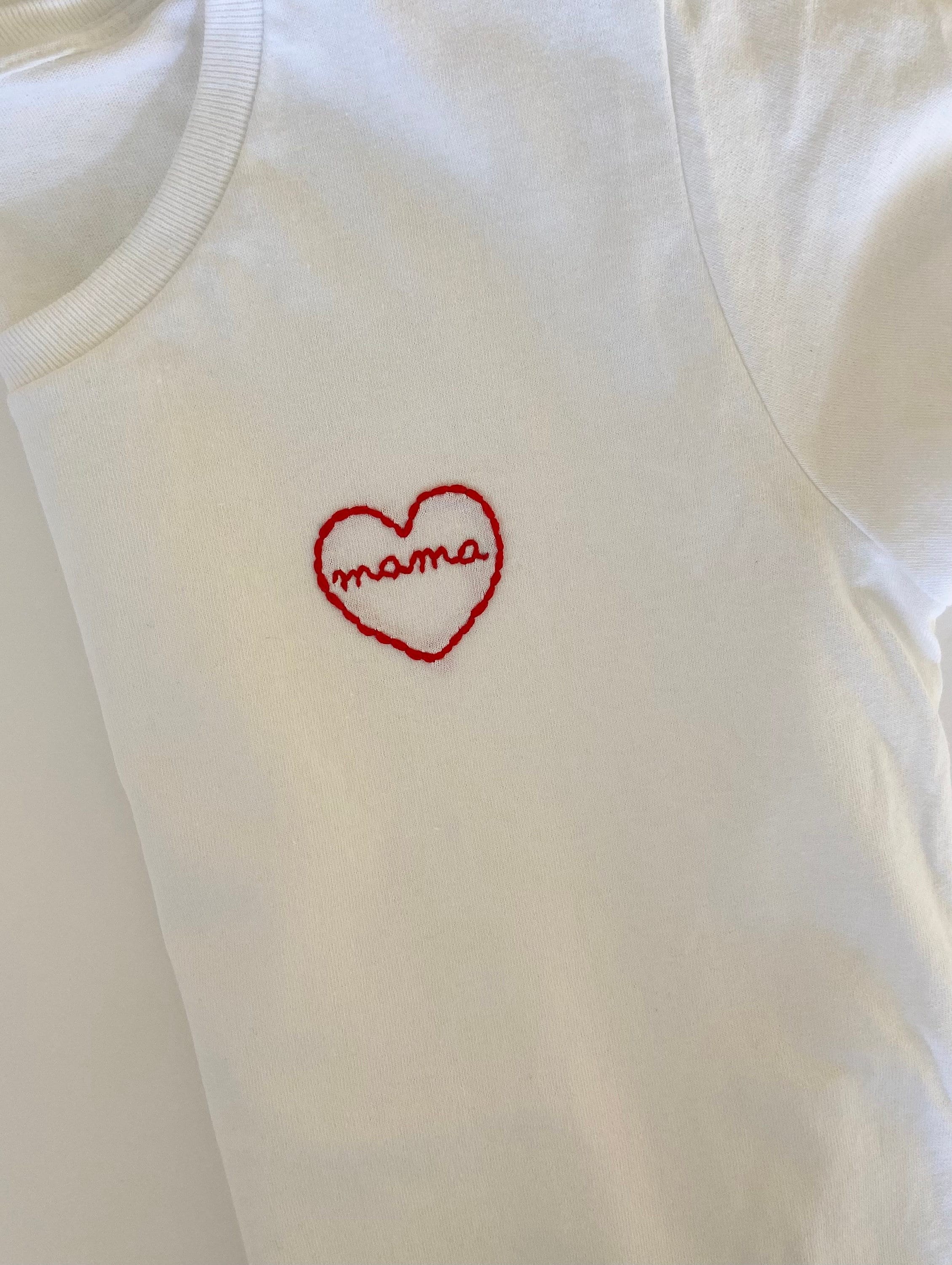 ★AMl PARlS★ 25SS Women's Heart Logo Embroidered T-shirt BF Women's Embroidered Heart Letter or Word T-shirt - Etsy