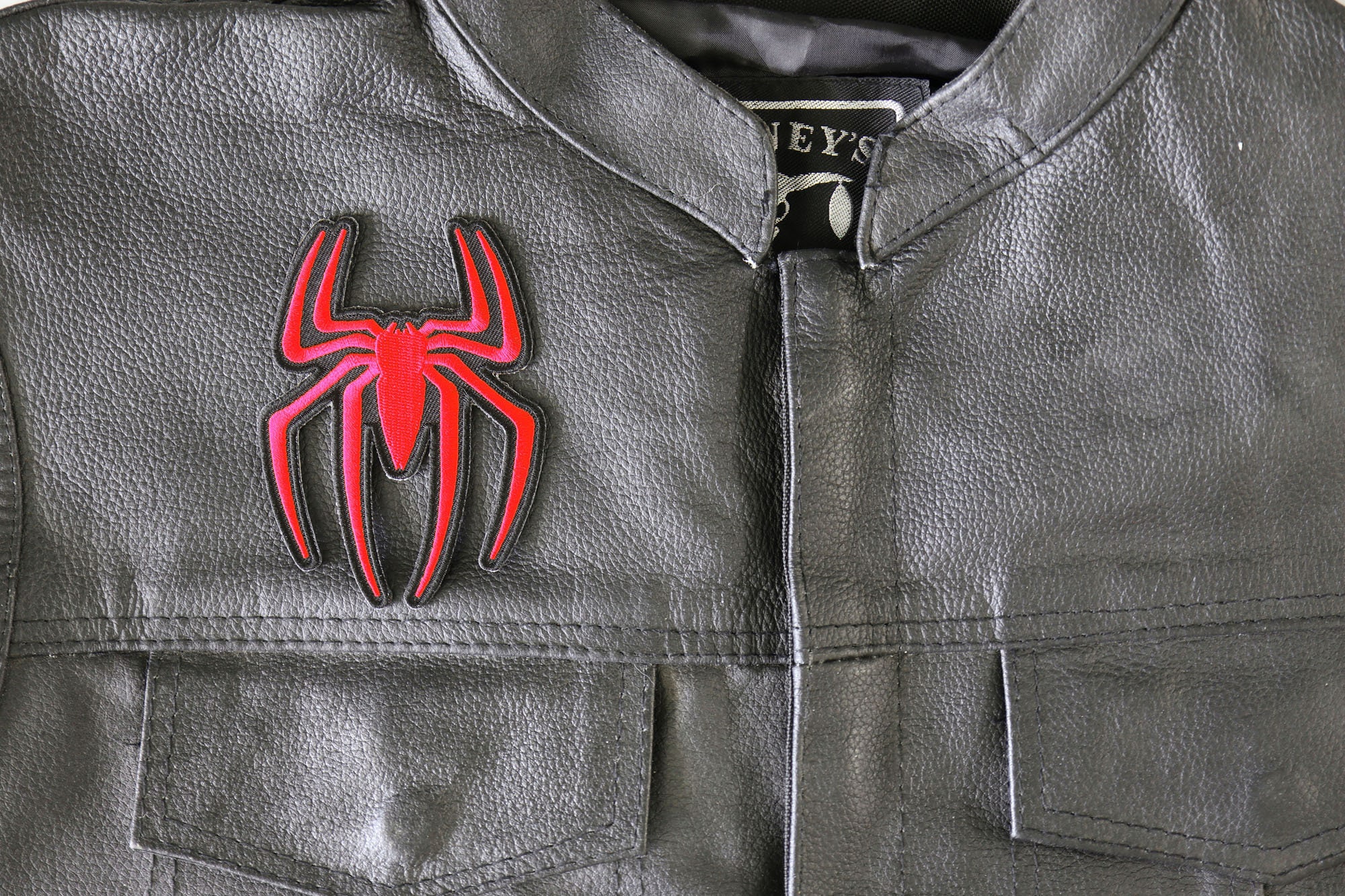 Spider Jacket Patch Red Spider Patch, Embroidered Bug Patch, Large Size for Jackets and ...