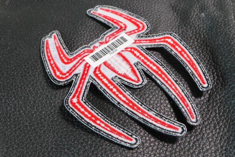 Spider Jacket Patch Red Spider Patch, Embroidered Bug Patch, Large Size for Jackets and ...
