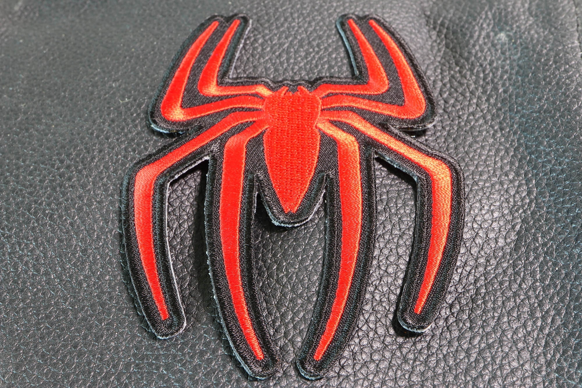 Spider Jacket Patch Red Spider Patch, Embroidered Bug Patch, Large Size for Jackets and ...