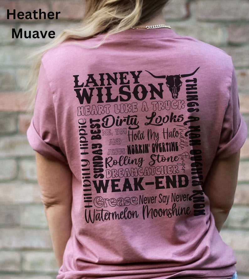 Lainey Wilson Shirt Country Music Shirt Lainey Wilson Tshirt Etsy