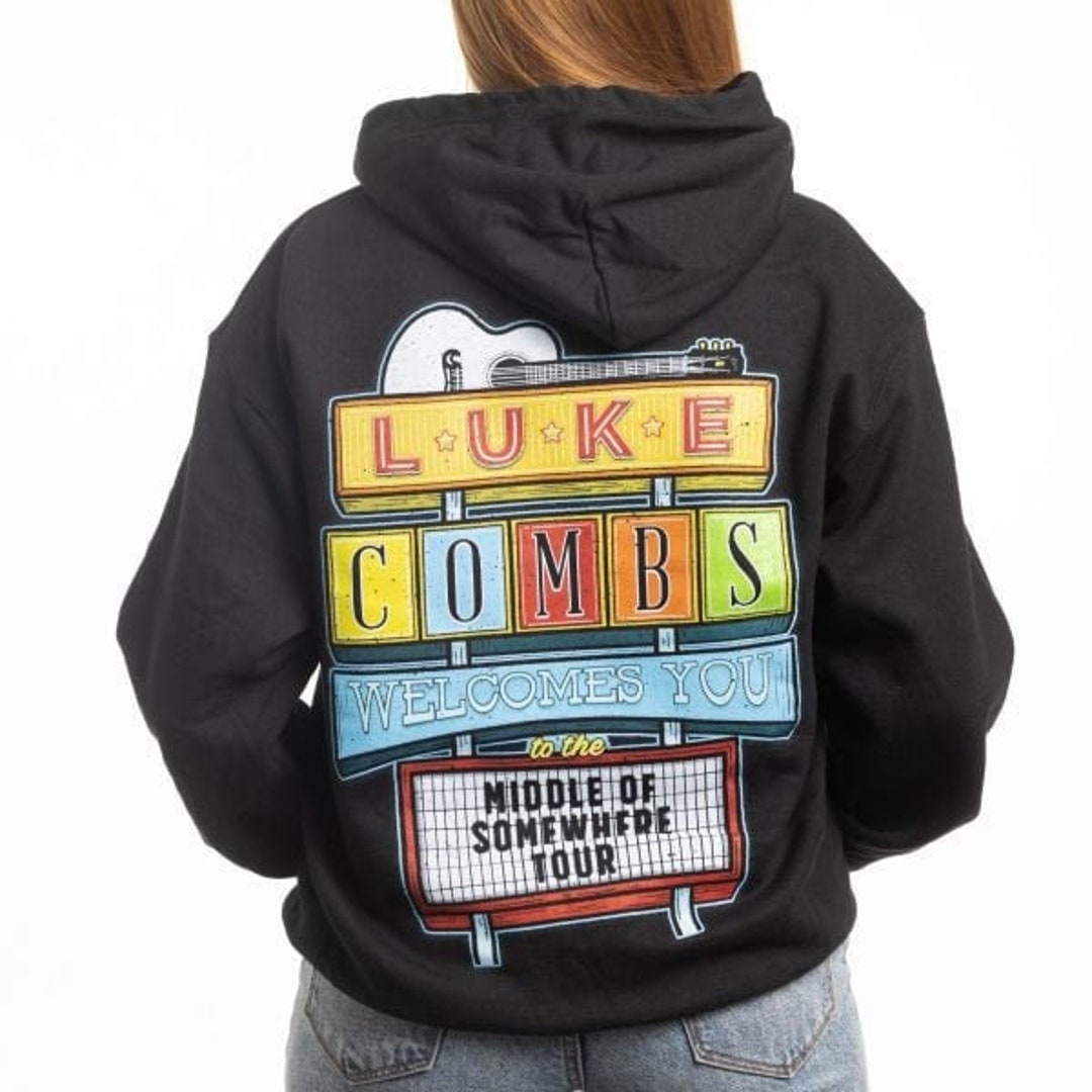 Luke Combs Hoodie Luke Combs Guitar Shirt Luke Comb Tour Etsy