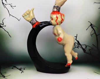 Bloodborne Moonchild - Figura de cerámica Horror Gótico Celestial Querubín Macabro