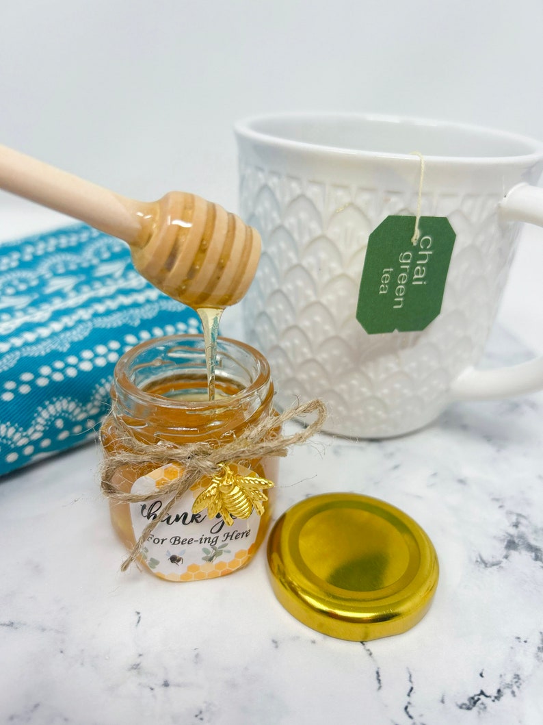 Honey Jar Wedding Favor Mini Honey Jar Party Favor Bridal Etsy UK
