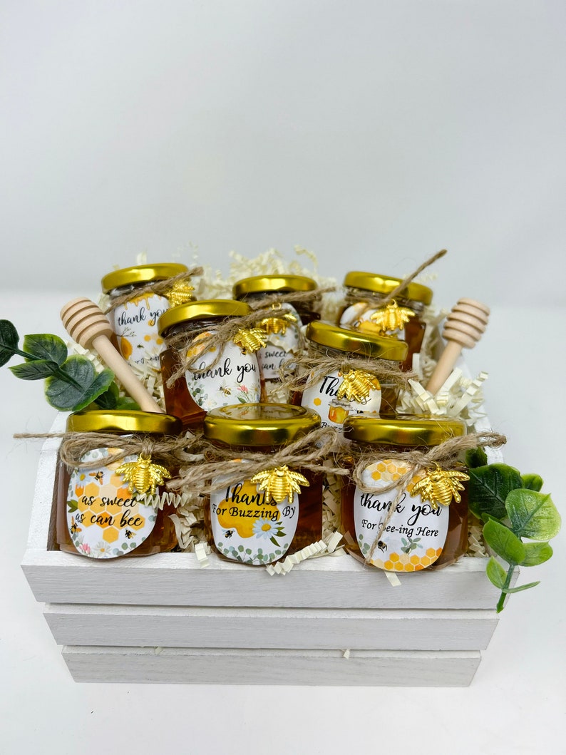 Honey Jar Wedding Favor Mini Honey Jar Party Favor Bridal Etsy UK