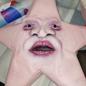 Handmade Creepy Star (Large 20&quot;), Paper Desk Ornament, Wall Hanging, various colors