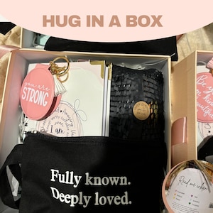 Birthday Hug In A Box | Thank You Gift Box | Thinking Of You Box | Friend Gift Box|  Encouraging Gift, Christian gift, Birthday gift, Jesus