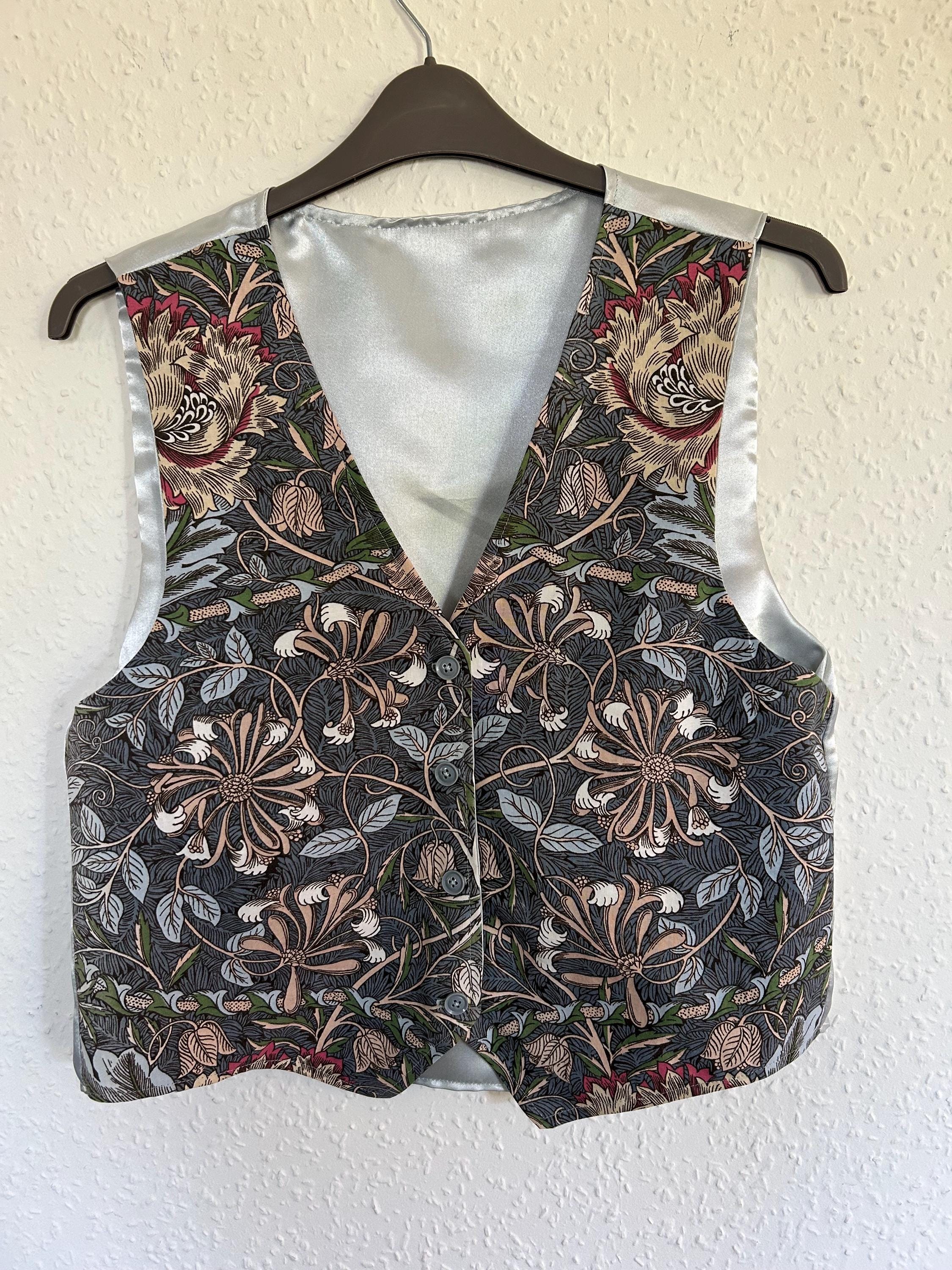 William Morris Waistcoat Mens - Etsy