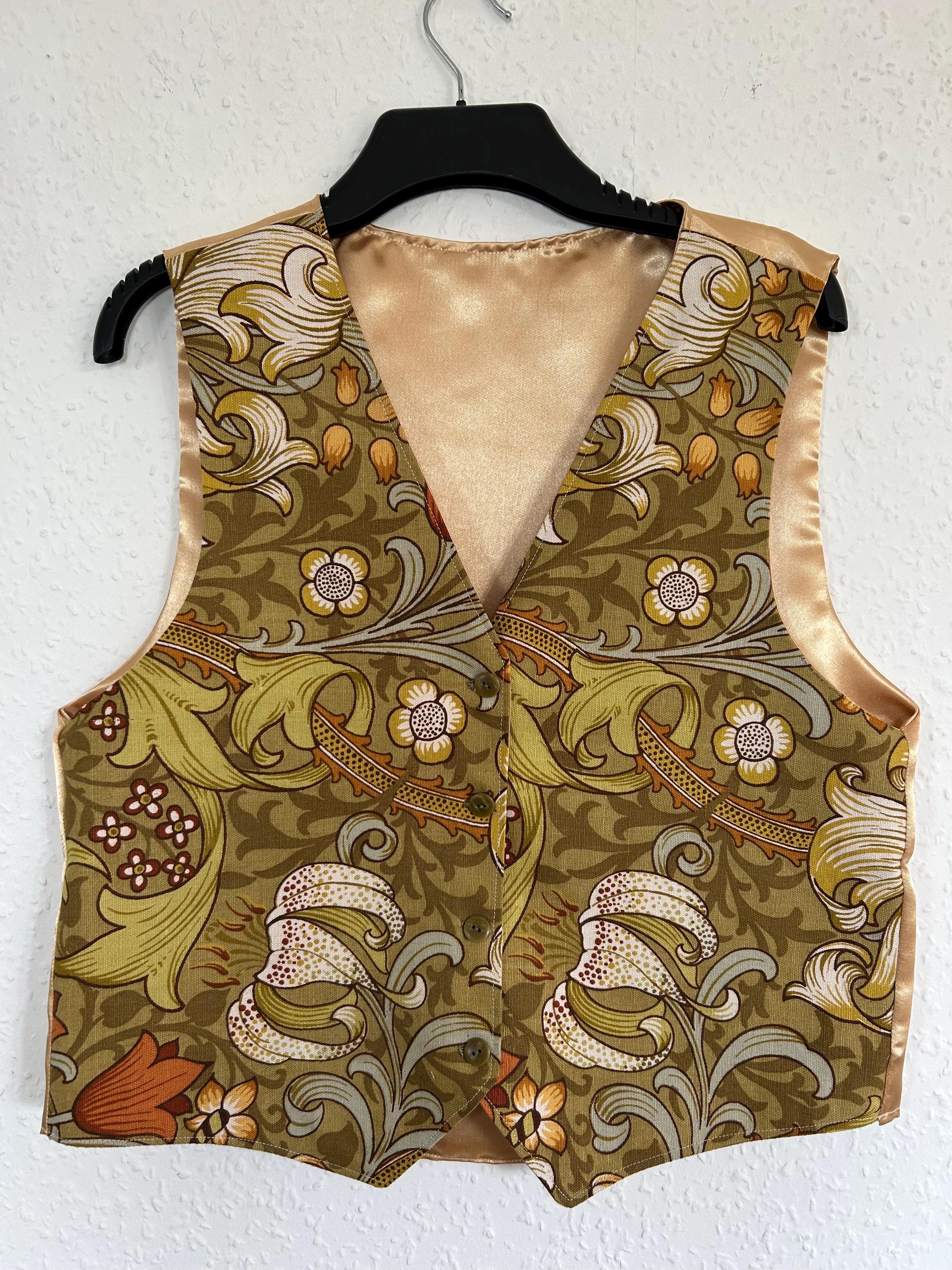 William Morris Waistcoat Mens - Etsy