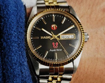 Vintage Rado Purple Horse - Etsy Vintage Rado Purple Horse - Etsy