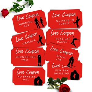 Naughty Valentine Coupon Book,Kinky Valentines Love Coupons,Editable Adult Valentine&#39;s Day,Valentine&#39;s Day Gift,love coupons for him,for her