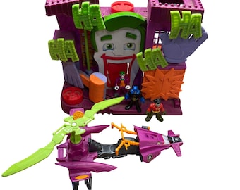 Fisher Price Imaginext DC Super Friends Joker Laff Factory V1486 Batman Robin