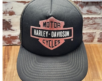 Harley Davidson Cycles Vintage Truckerpet met mesh snapback, gemaakt in de Filipijnen