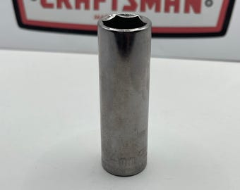 Craftsman 14mm Deep Well Socket 3/8 Drive 6 Point Metric -G- Series 44431 USA