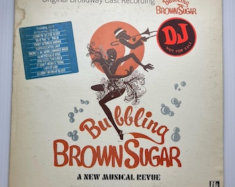 Bubbling Brown Sugar 1976 Broadway Cast LP H&L Records HL-69011 DJ Promo-kopie