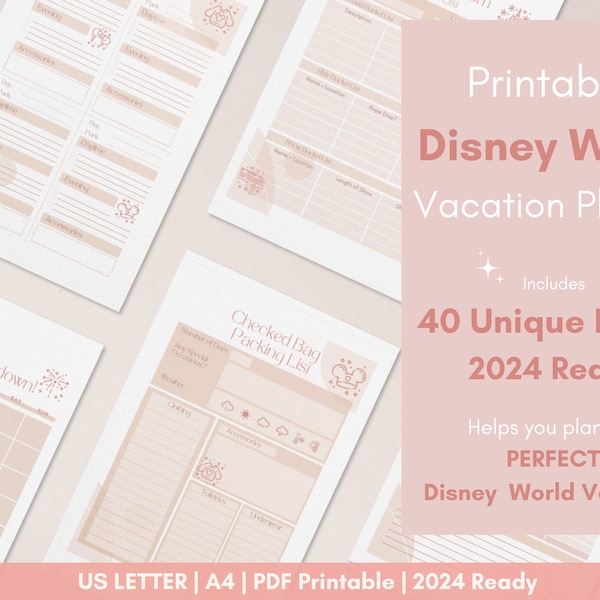 Vacation Planner - Etsy