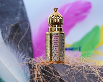 Aranya Attar – Patchouli Lavender Cedar Bergamot Perfume Oil, Alcohol-Free