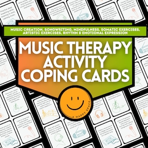 Musicoterapia Tarjetas de habilidades de afrontamiento Terapeutas Intervención creativa Terapias expresivas Principios ISO Artes EFT Técnicas de autismo límite