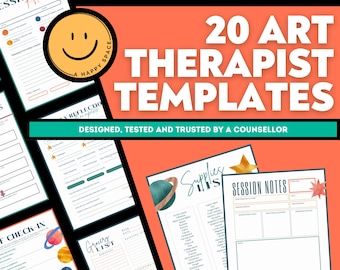Art Therapy Therapist Office Tools Templates Forms Resources Intake Therapeutic Healing Creative Interventions Expressive Arts Counselor IFS
