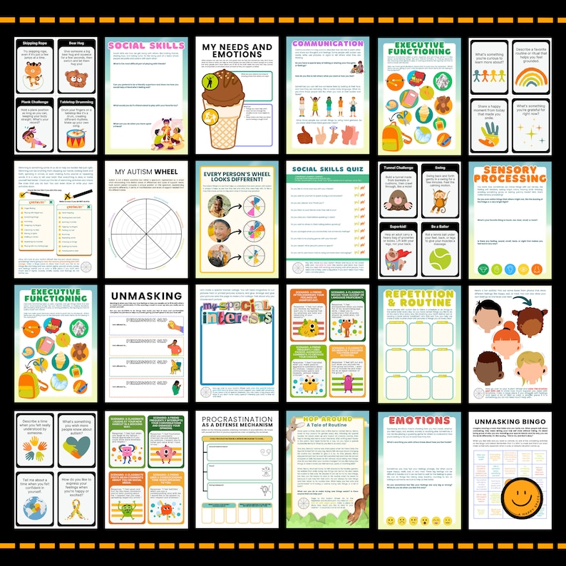 Comp Worksheet Asc How Do I Tell My Child About Their Autism Spectrum Diagnosis Wheel ASD ...