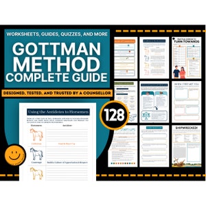 Schede didattiche del metodo Gottman Terapeuta Conflitto Terapia di coppia Relazione House Horsemen Antidoti Rivolgiti alla consulenza Amore Mappe Fiducia