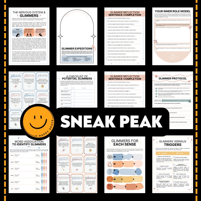 Glimmers Triggers Worksheets Journaling Cards Polyvagal Deb Dana glimmers-triggers-worksheets-journaling-cards-polyvagal-deb-dana