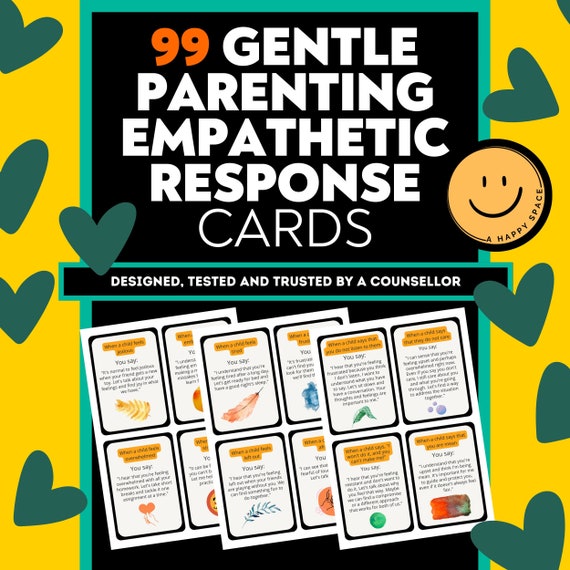 Gentle Parenting Resource Attachment Workbook Positive Discipline Worksheet SEL Flashcards Authoritative Empathetic Emotion Coaching Sheets
