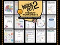 Inside Out 2 Worksheets PDF, Emotional Regulation Printable SEL and Coping Skills Activities for Kids, Play Therapy, DBT Skills, & Anxiety