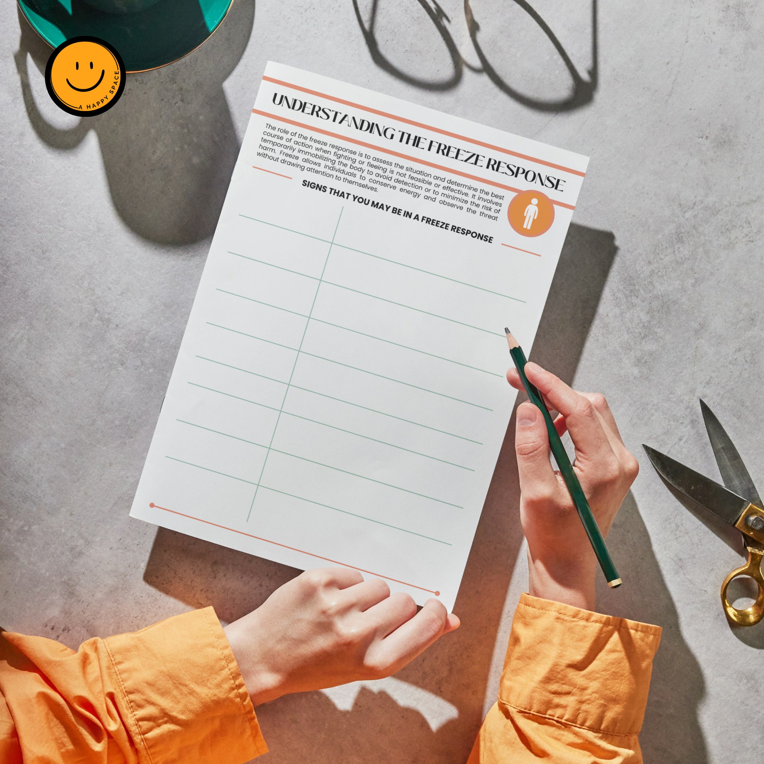 7 Types Signs Fight Flight Freeze Fawn Trauma Response Worksheets ...