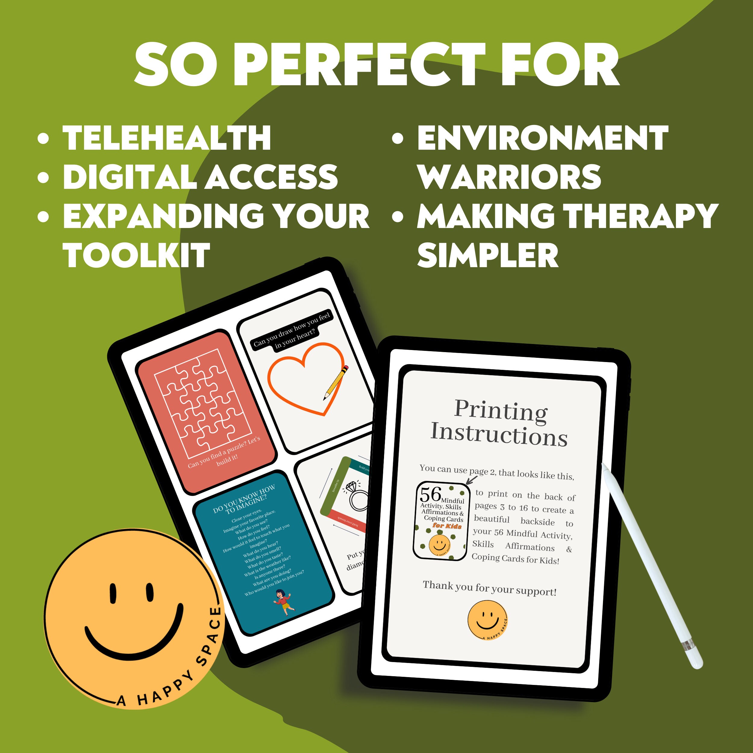 Mindful Activities Affirmations Coping Cards for Kids Emotional ...