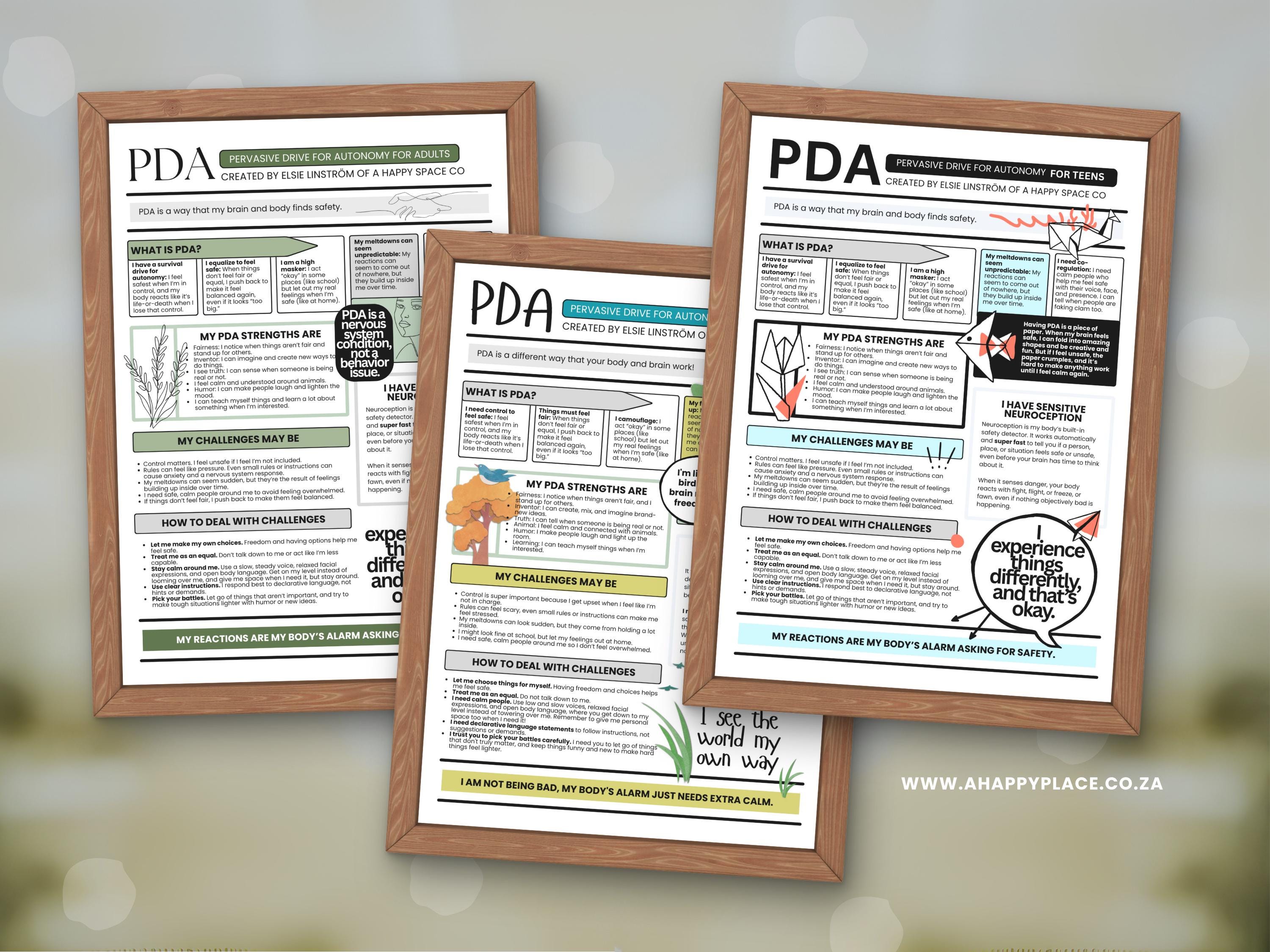 Pra023 Poster.pdf PDA Therapy Worksheets & Posters PDF, Pathological Demand Avoidance ...
