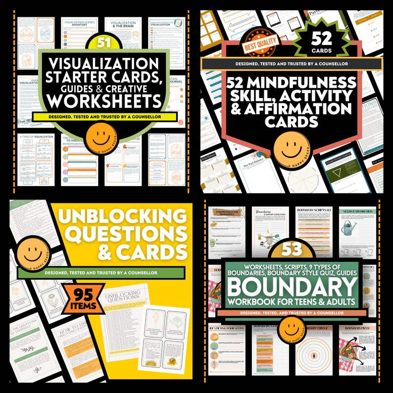 Therapist Starter Resource Bundle Tools Worksheets Cards Therapy ...