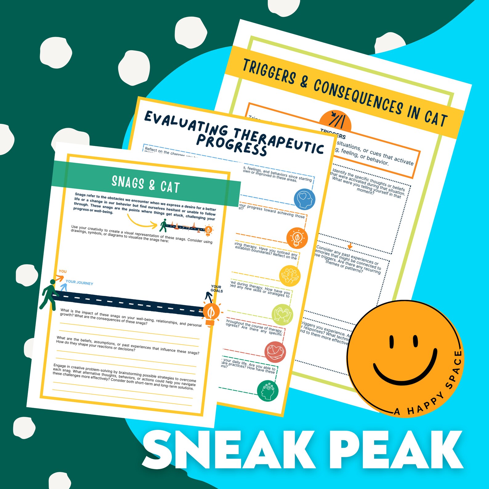 Cognitive Analytic Therapy CAT Worksheets Brief Therapy Attachment ...