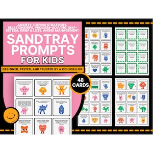 Sandplay Sandtray Therapy Jungian Gestalt Prompts Questions Tools Play Printable Expressive Sand Tray Techniques Kit Starter Kids Children