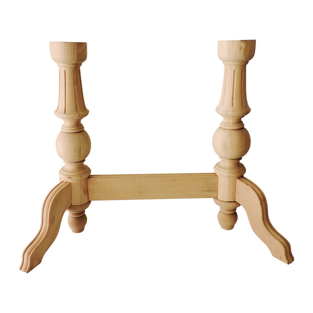 Round Table Leg Solid Table Leg Stylish Wooden Legs Etsy