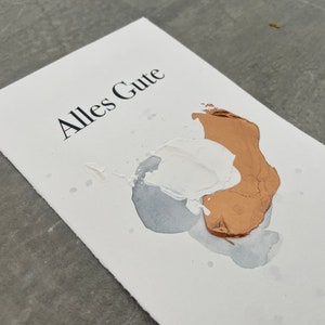 5 x Pure #elegance – Verschenke echte Kunst mit purer Eleganz - fünf Unikate in Postkarten-Format