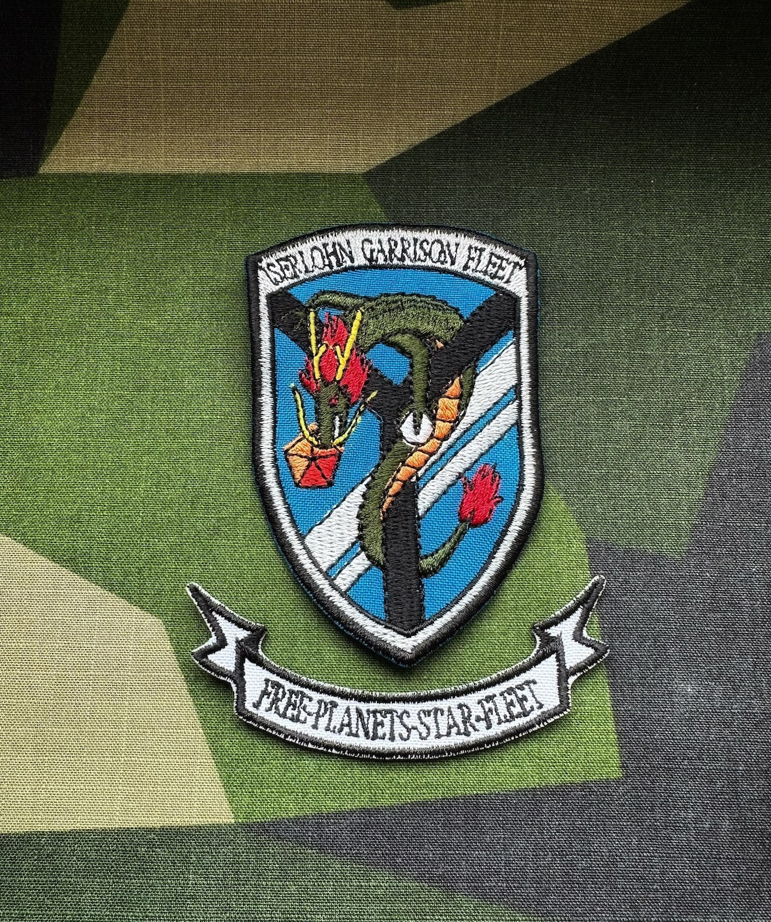 Free Planets Star Fleet - Iserlohn Garrison Fortress Patch, Patch