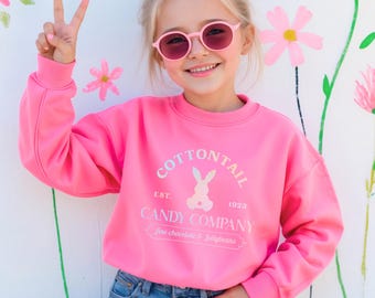 Easter Sweatshirt Kids, Spring Girls Sweatshirt, Easter Sweatshirt Girls, Kids Easter Clothing, Easter Bunny Sweatshirts, Easter Egg Hunt