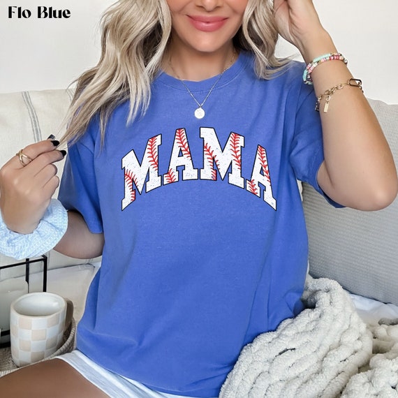 Baseball Mama Shirt, Mom Baseball Shirt, Sports Mom Shirt, Varsity Mom Shirt, Baseball Mama Tee, Baseball Mama TShirt, Comfort Colors Mama