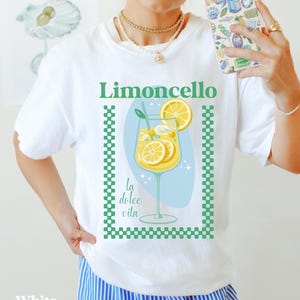 La Dolce Vita X Citron Limoncello T-Shirt - Hommage à L'Italie Et à L'Été