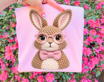 Bunny Easter Shirt, Coquette Bunny, Easter Rabbit Tshirts Women, Pastel Easter, Easter Egg Hunt, Cute Bunny Shirt, Bunny Tees, Bunny Glasses