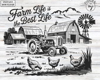 Farm Life SVG: Chicken Charcuterie Board Laser Cut File (Digital Download)