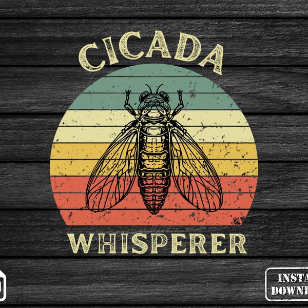 Cicada Shirt Design png 2024 Year of the Cicadas Tee Insect Lover Tee, Bug Lover Gift, Retro Insect Shirt design For Entomologist