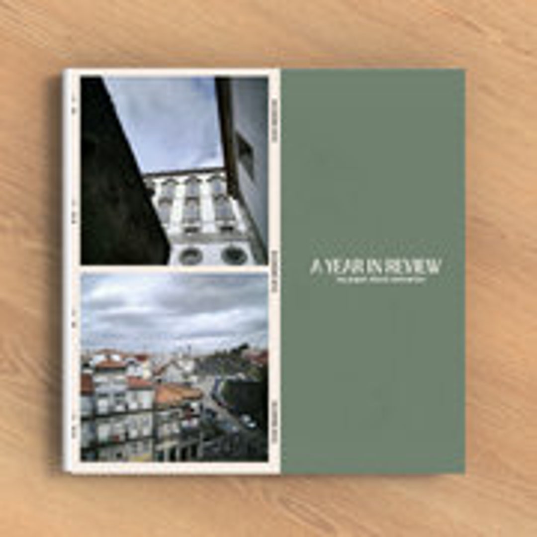 Photo Book Year in Review Minimal Etsy